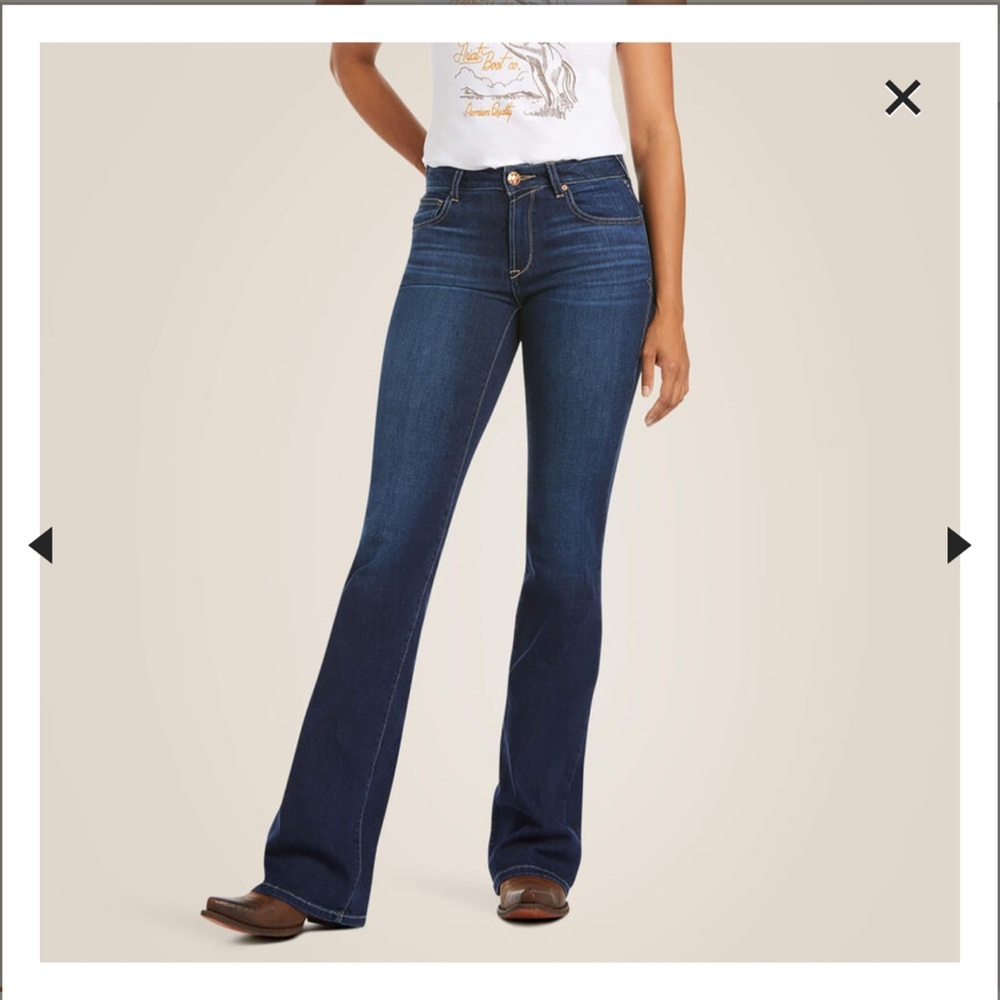 Ariat Ultra Stretch Perfect Rise Katie Flare Jean size 26L